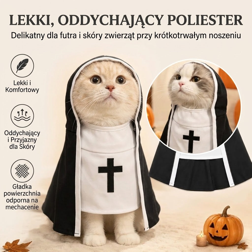 Infografika o materiale kostiumu dla zwierząt